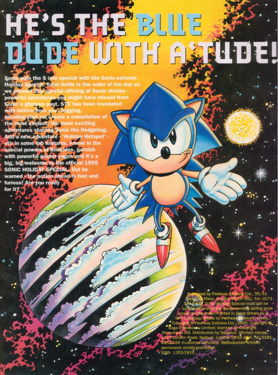 Sonic Holiday Special - Summer 1995 Page 1